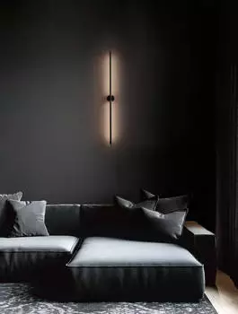 Nova Luce Cretel LED-Wandleuchte 15W 3000K IP44 schwarz (9172871)