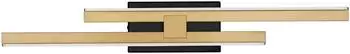 Nova Luce AMICA LED-Wandleuchte dimmbar 12W warmweiß, gold/schwarz (9081808)