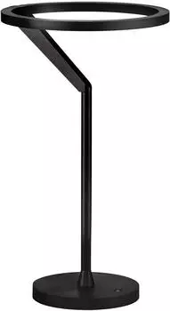 Nova Luce Tilia LED-Tischleuchte, dimmbar, 16W, 3000K, schwarz, Aluminium, &Oslash;22cm (9088149)