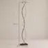 HomCom Stehlampe Doppelspiral-Design dimmbar, LED, 144cm, schwarz