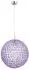 Globo LED-Pendelleuchte RGB-Farbwechsel dimmbar, chrom/lila