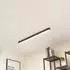 Lucande Teniona LED-Deckenleuchte 101cm, schwarz, Aluminium (10030118)