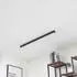 Lucande Teniona LED-Deckenleuchte 101cm, schwarz, Aluminium (10030118)