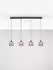 Nova Luce Dione Pendelleuchte LED 20W 3000K rauchgrau/schwarz (9695272)