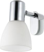 EGLO Spiegelleuchte "STICKER Spiegellampe, Stahl und Glas, E14, IP20, Wandlampe,
