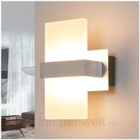 TRIO Leuchten LED Wandleuchte "PLATON" LED-Modul 1 Stk. Schalter, OSRAM INSIDE