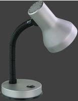 Schreibtischleuchte Pronto Flexibel H&ouml;he Max. 30cm, Silber-schwarz