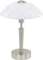 EGLO Tischleuchte "SOLO Tischlampe, Stahl und Glas, E14, IP20, Schreibtischlampe,