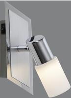 Led Wandstrahler Clapton Mit Schalter Und Glasschirm, Breite 7cm