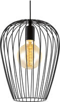 EGLO H&auml;ngeleuchte "NEWTOWN Pendellampe, Stahl, E27, IP20, Vintage, Esszimmerlampe,
