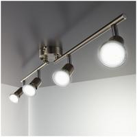 B.K. Licht Deckenstrahler - 11,6W, 1040lm, LED, schwenkbar, inklusive 4x GU10,