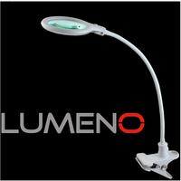 Traderia 6803, Traderia Lumeno LED Tisch-Lupenleuchte mit Schwanenhals und Klemme,