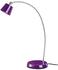 Trio LED-Tischleuchte purple gebogen (522610192)