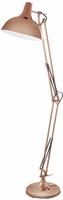 EGLO Stehlampe "BORGILLIO" E27 1 Stk. Standleuchte, Industrial, Stahl in Kupfer, E27,