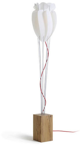 Domus Tulip 158cm weiß/rot (9787)