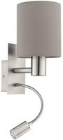 EGLO Wandleuchte "PASTERI Wandlampe - Stahl - E27;LED - 1X40W;1X3,8W - IP20" E27 1