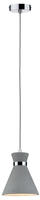 Paulmann 70890, Paulmann Verve 70890 Pendelleuchte LED E27 20W Beton-Grau, Chrom