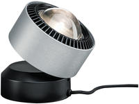 Paulmann LED Tischleuchte "Aldan 1x3,5W Schwarz/Alu geb&uuml;rstet 230V Aluminium" 1 Stk.