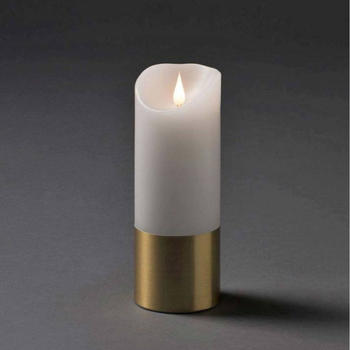 Konstsmide LED-Echtwachskerze weiß (1823-600)