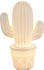 Globo Chaita Kaktus 31cm Porzellan weiß (22804)