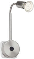 Brilliant Steckdosenleuchte "Loona" GU10 1 Stk. Warmwei&szlig; LED Steckerlampe eisen