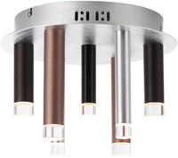Brilliant Deckenleuchte "Cembalo" LED-Modul 1 Stk. Warmwei&szlig; LED Deckenlampe 7flg