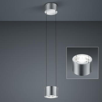 Bankamp Impulse LED 1-flammig Nickel matt Chrom (2108/1-92)