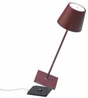 Zafferano LD0340X3, Zafferano LED-Akkuleuchte Poldina Pro Bordeauxrot
