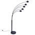 schwarz gold: Invicta Five Lights 205cm E14
