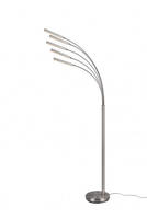 REALITY Leuchten LED Stehlampe "Reed" LED-Modul Warmwei&szlig; Sensordimmer, Memory