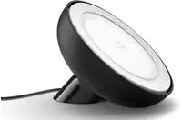Philips Hue White & Col. Amb. LED Tischleuchte Bloom, schwarz, dimmbar, 16 Mio.