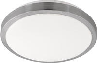 EGLO LED Deckenleuchte "COMPETA 1" LED-Board 1 Stk. Warmwei&szlig; Stahl und...
