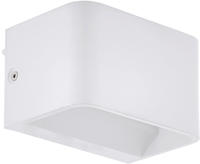 Eglo LED-WANDLEUCHTE Wei&szlig; 13x8 cm, Energieeffizienzklasse: F