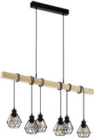 EGLO Pendelleuchte "TOWNSHEND 5" E27 Vintage Pendelleuchte, Industrial, Retro Lampe