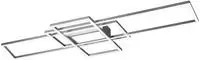 Trio LED-Deckenleuchte Silber Irvine