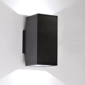 Milan Iluminacion Milan Dau Doble LED schwarz satiniert gebürstet (6826)
