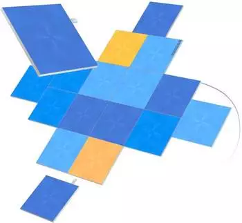Nanoleaf Canvas Starter Kit mit 17 LED-Panels (NL29-0010SW-17PK) – Nanoleaf Canvas Starter Kit mit 17 LED-Panels (NL29-0010SW-17PK): Einzigartige Stimmungslichter