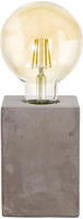 EGLO Tischleuchte "PRESTWICK Tischlampe, Grau, Keramik, Beton-Optik, ohne