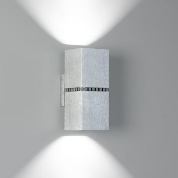 Milan Iluminacion Milan Dau Doble Spot LED Aluminium gebürstet (6836)
