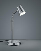 Trio LED-Tischleuchte Silber Narcos