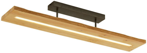 Trio Brad LED Holz-Deckenleuchte mit Switch DImmer 100cm (623710130)
