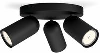 Pongee spot 3xGU10, schwarz
