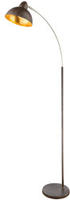 Globo Lighting Stehleuchte Metall rostfarben, 1x E27 - Wei&szlig;