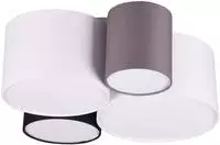 TRIO Leuchten Deckenleuchte "Hotel" E27 1 Stk. Deckenlampe 4-flammig, mehrfarbige