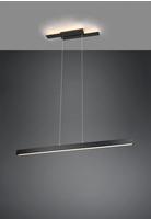 Trio Lighting - Led Balkenpendelleuchte Belfast Lang 3 Stufen Dimmbar Schwarz, Breite