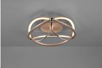Designer Led Deckenleuchte Charivari Messing Matt, &Oslash; 41cm