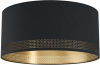 Eglo DECKENLEUCHTE Schwarz, Gold 24 cm
