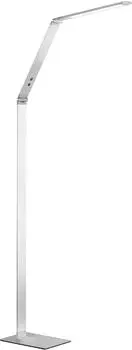Fischer & Honsel Geri LED-Stehleuchte mit Leselampe Alu