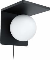 EGLO 98265, EGLO CIGLIE Wandleuchte - schwarz/weiss