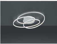 Trio Lighting - Gro&szlig;e Led Deckenlampe Gale Wei&szlig;, Dimmbar &Uuml;ber Schalter, Breite